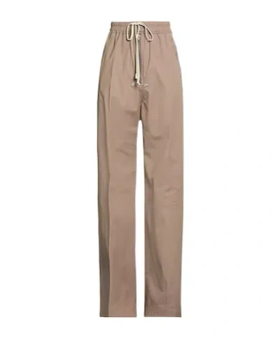 Rick Owens Loose Fit Long Pants In Brown
