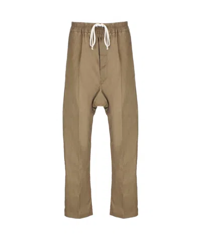 Rick Owens Low-end Casual Pants In Brown