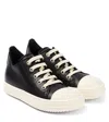 Rick Owens Mens Dark Brown Classic Suede Low-top Trainers Eur 44 / 10 Uk In Black