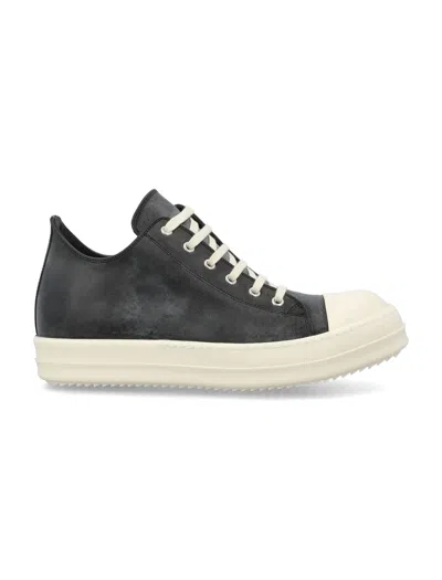 Rick Owens Low Sneaks In Black