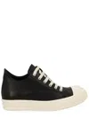 Rick Owens Women Blackwhite Lace Up Sneakers, 3.5 Luxury Sneakers For Women Darveys In Black