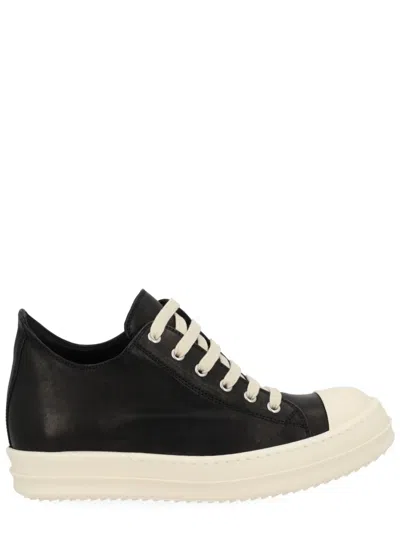 Rick Owens Low Sneaks Sneaker In Black
