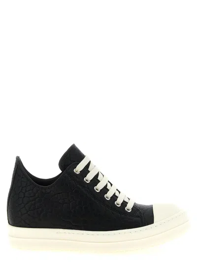 Rick Owens Low Sneaks Sneaker In Black