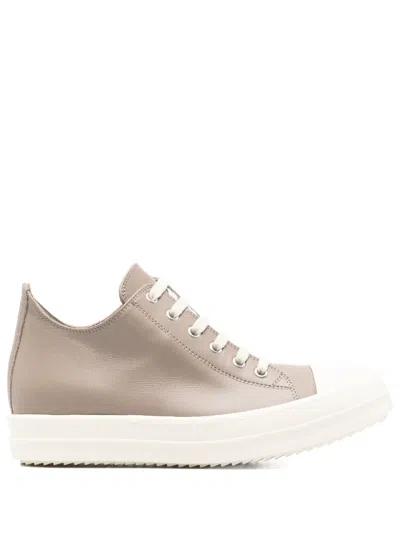 Rick Owens Low Sneaks Sneakers In Neutrals