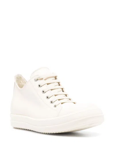 Rick Owens Low Sneaks Sneakers In White
