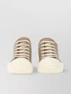 Rick Owens Low-top Leather Sneaker Contrast Sole