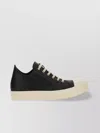 Rick Owens Low-top Round Toe Sneakers With Contrast Sole