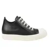 Rick Owens Women's Washed Calf Low Sneaks Sneakers In Multi