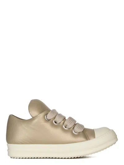 Rick Owens Low-top Jumbo Laced Sneakers - Women's Size In Gold