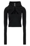 Rick Owens Black Geometric Cut-out Top