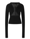 Rick Owens Cut-out Detail Sweater In Black