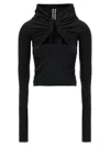 Rick Owens Black Geometric Cut-out Top
