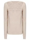 Rick Owens Gray Concordians Ls Sweater In Neutral
