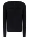 Rick Owens Ls Top Sweaters And Cardigans Black In Black