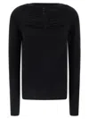 Rick Owens Ls Top Sweaters And Cardigans Black In Blue