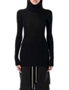 Rick Owens Ls Tube Sweater In Black