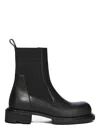 Rick Owens Lug Sole Pull-tab Boot In Nero