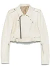 Rick Owens Luke S Stooger Jacket In Neutrals