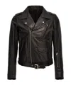 Rick Owens Bauhaus Stooges Leather Jacket In Black