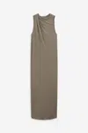 Rick Owens Luna Dress In Gray