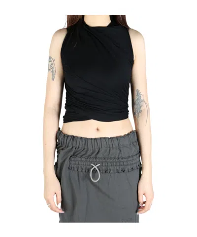 Rick Owens Luna Top In Black