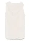 Rick Owens Luna Top In Neutrals