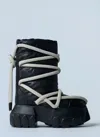 Rick Owens Lunar Mega Tractor Boots In Black