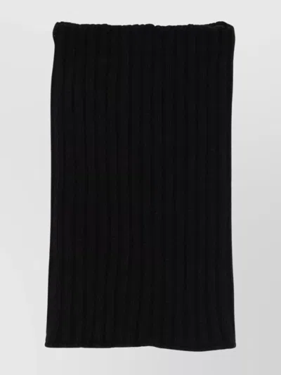 RICK OWENS LUXE CASHMERE KNIT SCARF