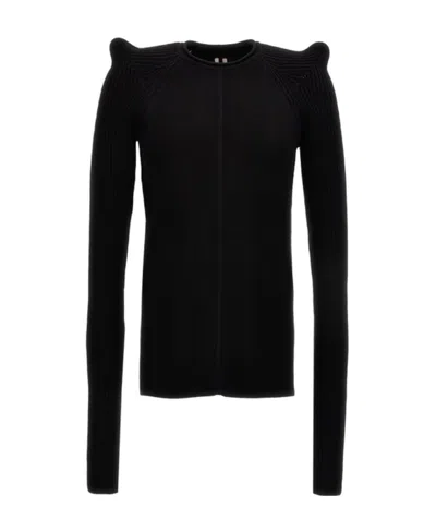 Rick Owens Luxor 3d-detail Cashmere Jumper In Black