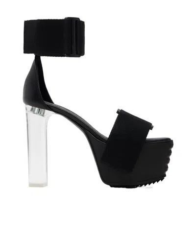 Rick Owens Luxor 65 High-heeled Sandals In Black