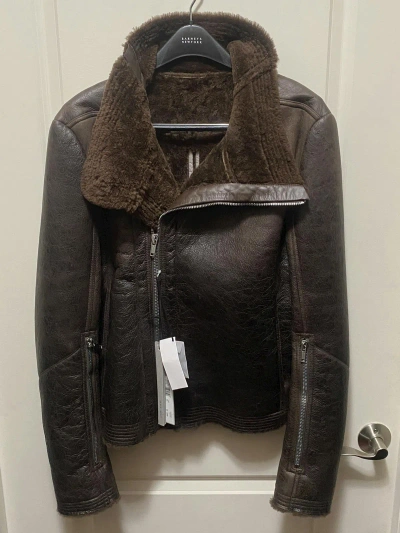 Pre-owned Rick Owens Luxor Bauhaus Jacket In Brown