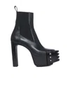 Rick Owens Luxor Grilled 120mm Platform Boots In Black