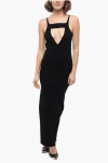 Rick Owens Cut-out Sleeveless Maxi Dress