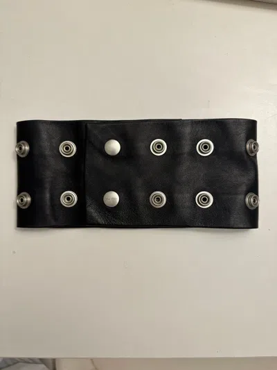Pre-owned Rick Owens Luxor Studded Choker In Black
