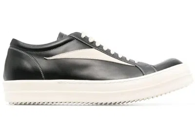 Pre-owned Rick Owens Luxor Vintage Low (women's) Sneakers In Black/milk