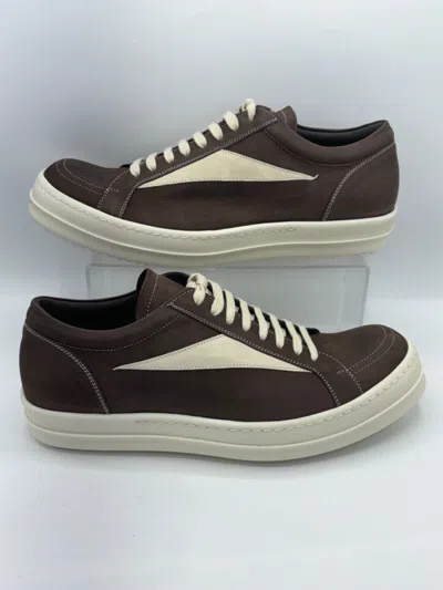 Pre-owned Rick Owens Luxor Vintage Sneaks Brown/milk Men's Size 42, 44, 45