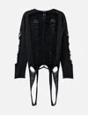 Rick Owens Hollywood Shredded Merino Wool Sweater