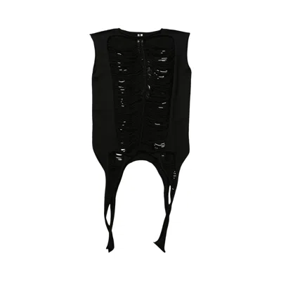 Pre-owned Rick Owens Maglia Sleeveless Top 'black' | Women's Size S