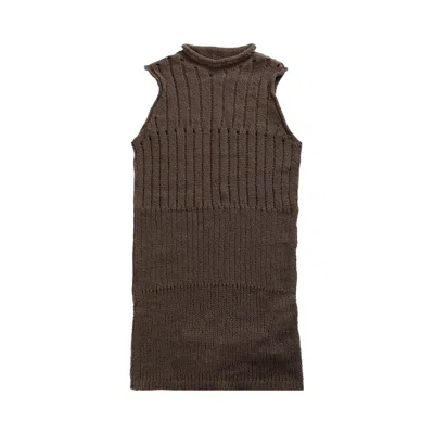 Pre-owned Rick Owens Maglia Sleeveless Tube 'dust' | Tan | Women's Size S