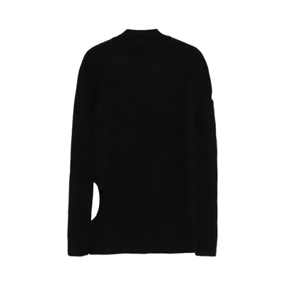 Pre-owned Rick Owens Maglia Subhuman Sweater 'black' | Men's Size L