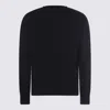 Rick Owens Men Fisherman Round Neck Virgin Wool Sweater In Black