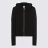 Rick Owens Hooded Crewneck Sweater Ribbed Texture