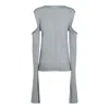 Rick Owens Woman Sweater Sky Blue Size S Virgin Wool In Pale Blue