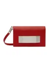 Rick Owens Magnetic Closed Shoulder Bag In Red