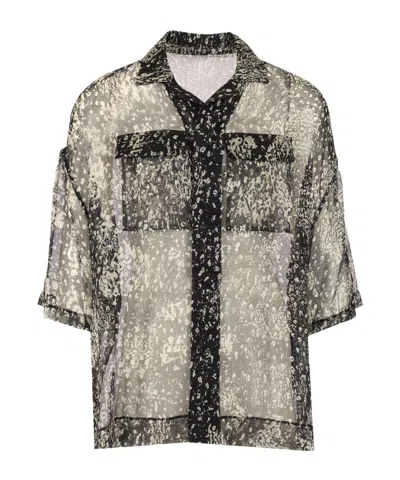 RICK OWENS RICK OWENS MAGNUM TOMMY DROP SHOULDER SHIRT