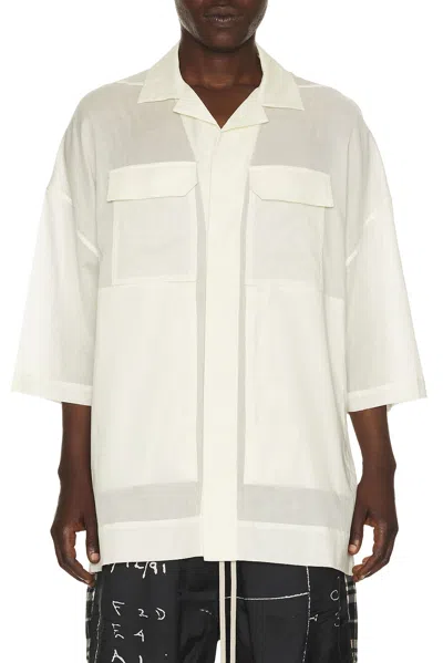 Rick Owens Magnum Tommy Shirt In White