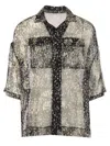 Rick Owens Magnum Tommy Silk Shirt In Black