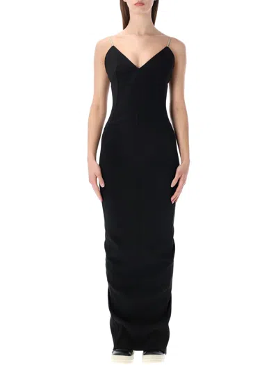 Rick Owens Maillot Gown In Black