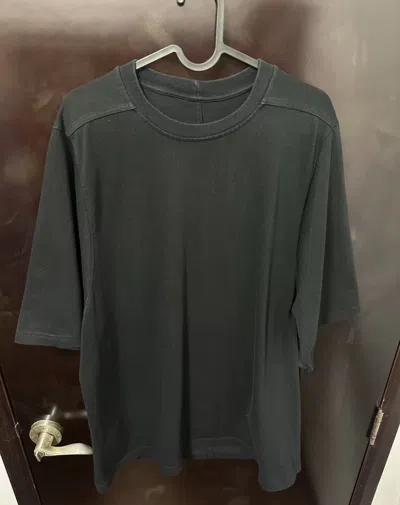 Pre-owned Rick Owens Main Silhouette Dark Bat Sleeved T-shirt Hoodie In Black