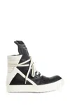 Rick Owens Geobasket High-top Leather Sneakers